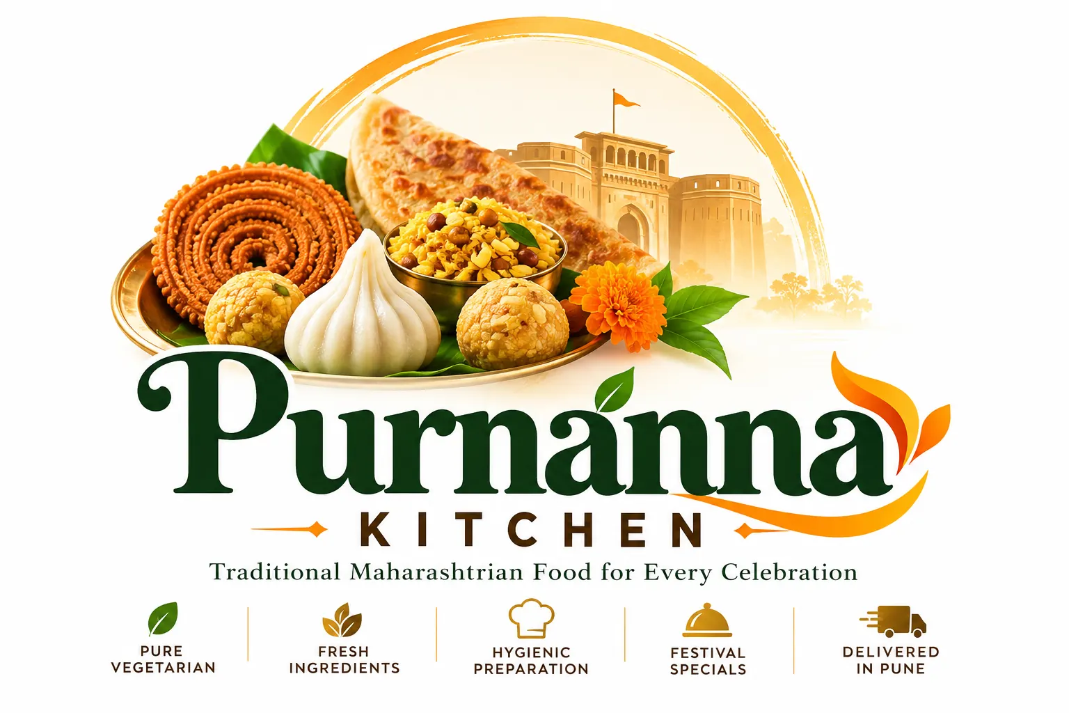 Purnanna Kitchen traditional Maharashtrian food banner
